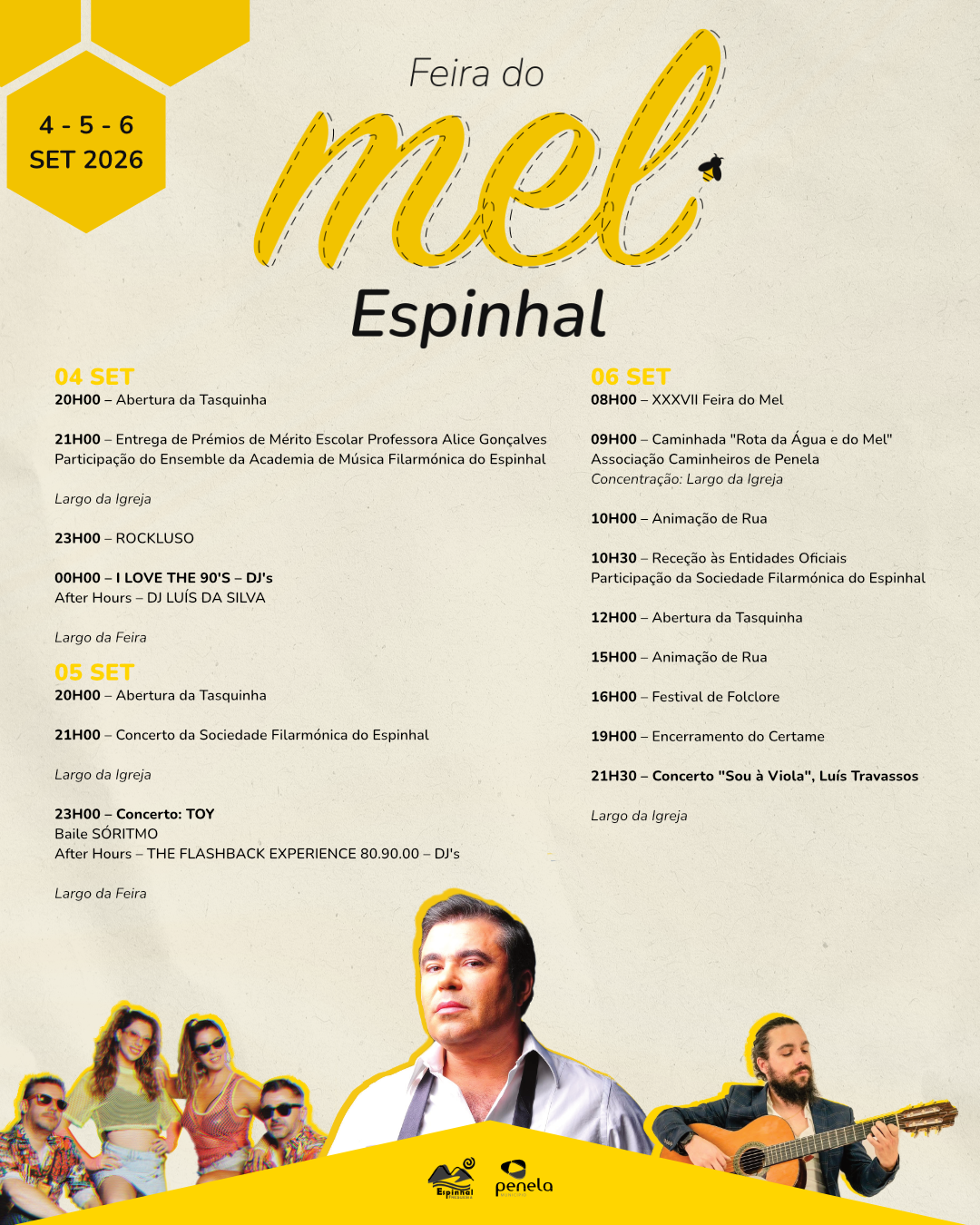 Feira do Mel do Espinhal regressa de 4 a 6 de setembro de 2026