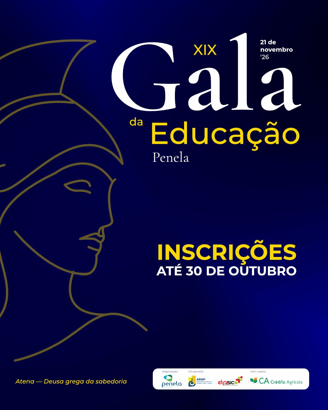 Inscrições abertas para a XIX Gala da Educação de Penela