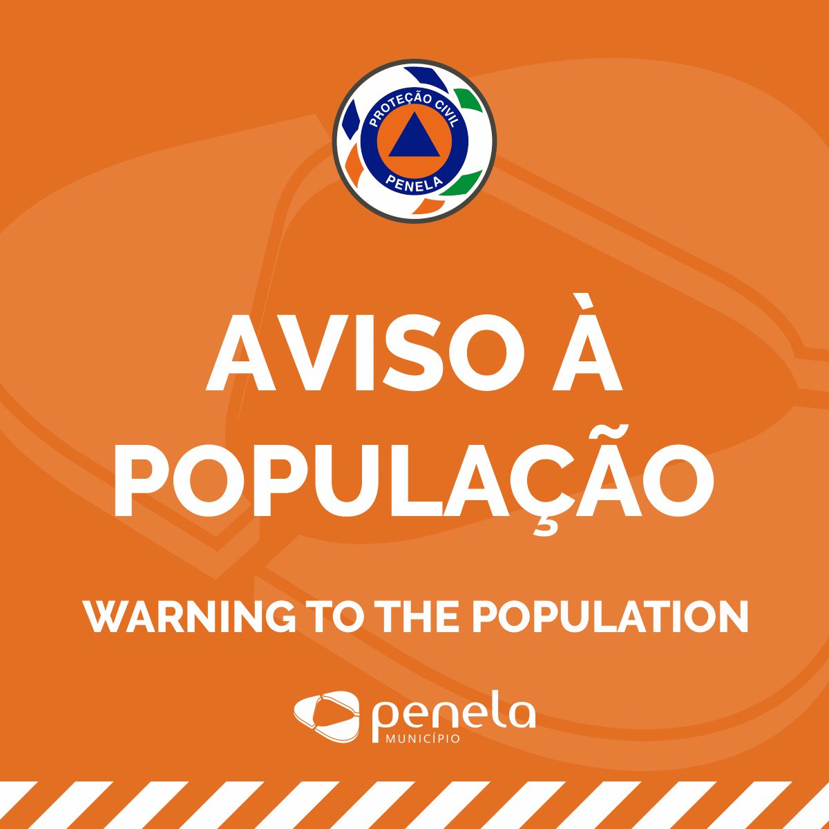 Aviso à População - Condições Meteorológicas Adversas - Agravamento do perigo de incêndio rural