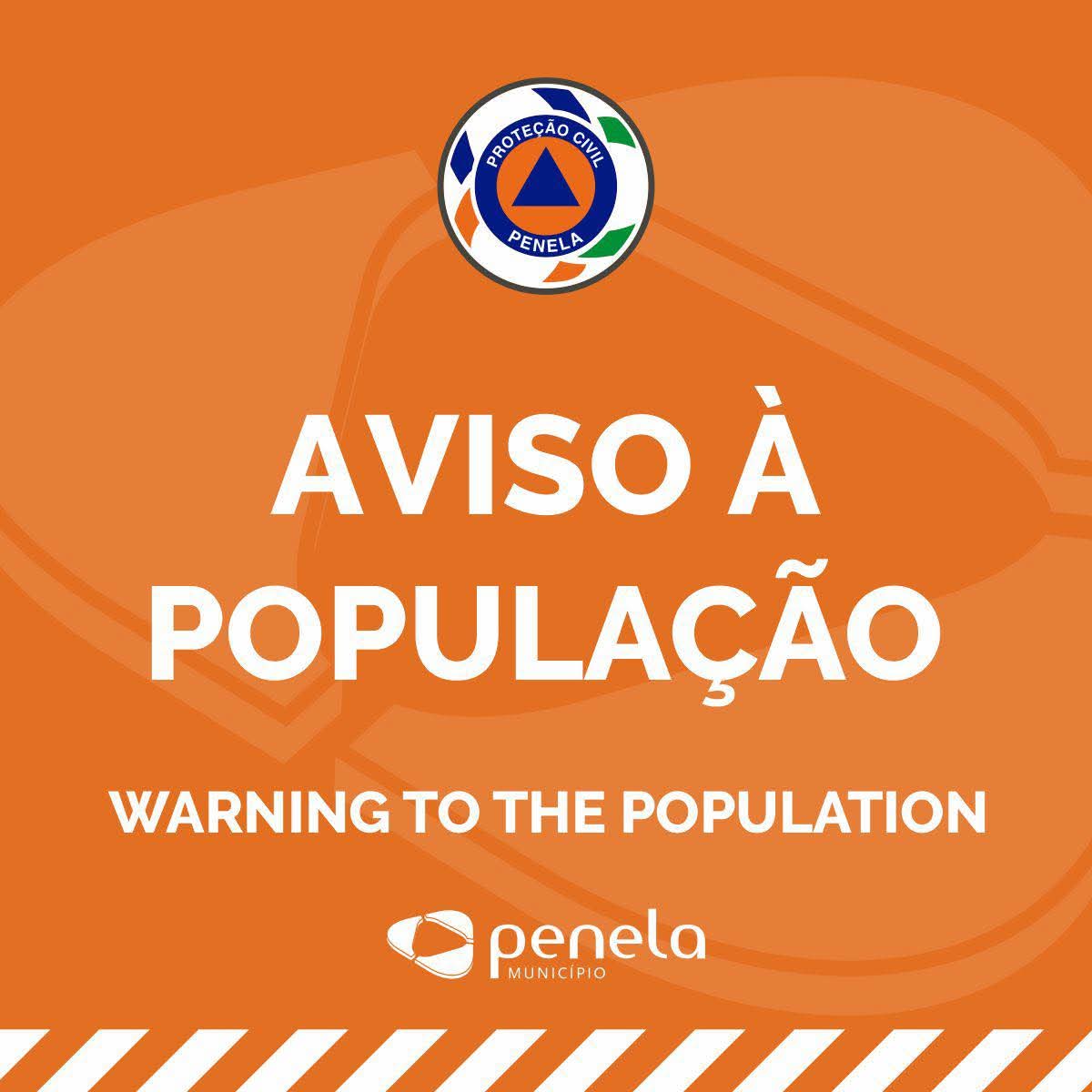 Aviso à População | Perigo de Incêndio Rural - Muito Elevado